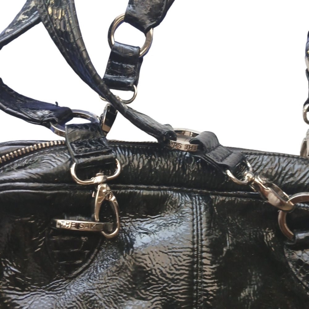 The Sak Unique Patent Leather Shoulder Bag - Picture 14 of 16